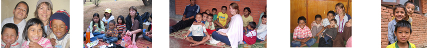 Kira Kay with children