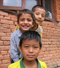 Nepali children Nepali children
